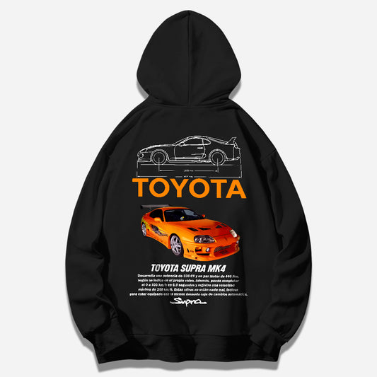 Orange Supra Hoodie